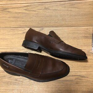 Mephisto men brown leather loafers, leather lining, original soles, 8.5